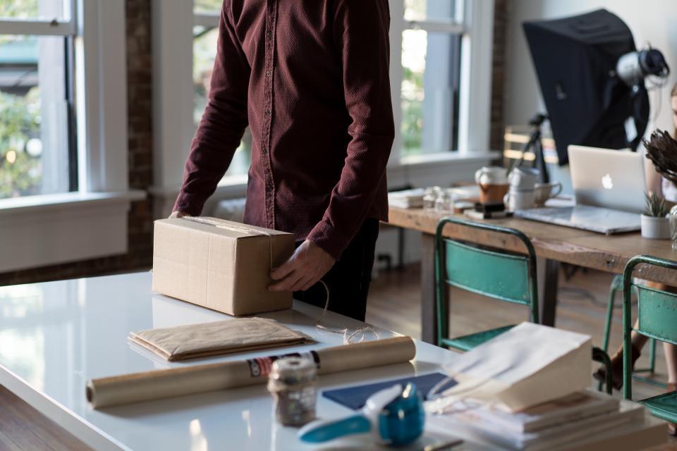 Armado de un pedido en cajas