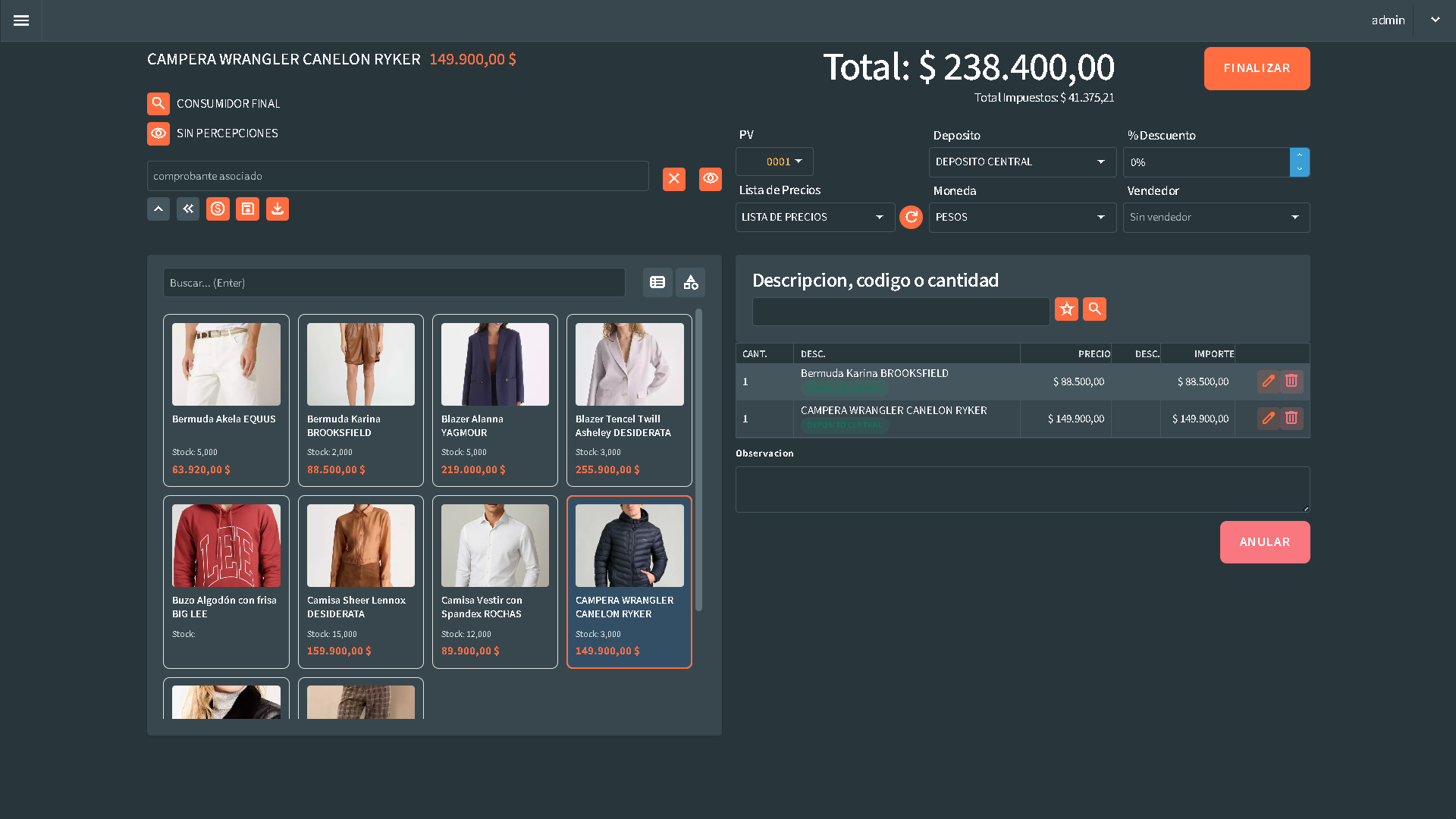 Todosoft Online - Facturaci&oacute;n
